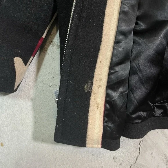 Vintage Unisex Native Jackets Santa Fe New Mexico Wool Winter Jacket Coat Sz XL - Picture 8 of 9